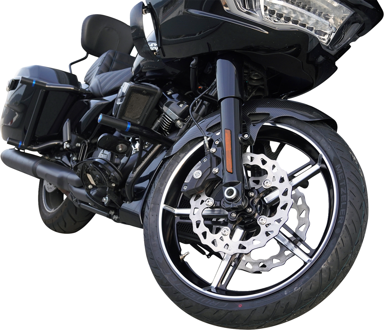 ARLEN NESS Wheel with Hub/Adapter - Factory 24 - Front - Black/Contrast Cut - 21x3.5 91-654