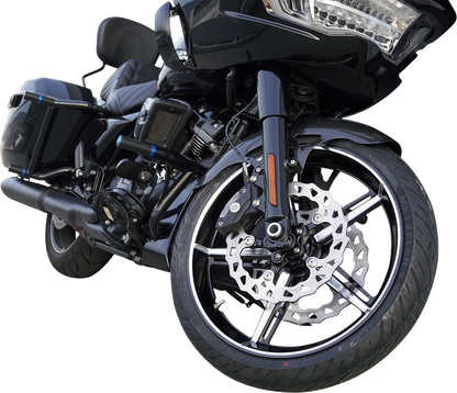 ARLEN NESS Wheel with Hub/Adapter - Factory 24 - Front - Black/Contrast Cut - 21x3.5 91-654