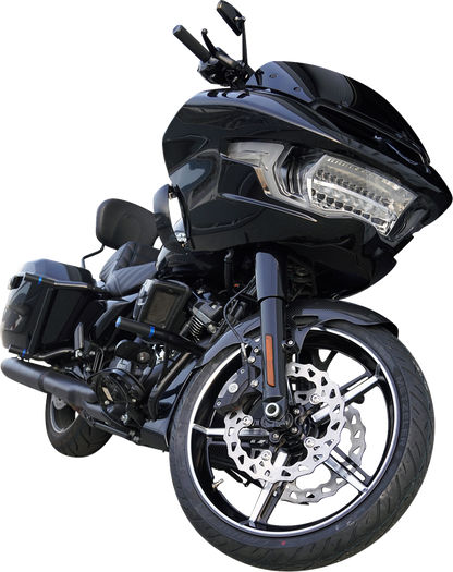 ARLEN NESS Wheel with Hub/Adapter - Factory 24 - Front - Black/Contrast Cut - 21x3.5 91-654