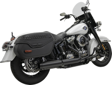 BASSANI XHAUST 4" Slip-On Muffler with 2-1/2" x 10" Baffle Core - Black - 49-State 1S38FB