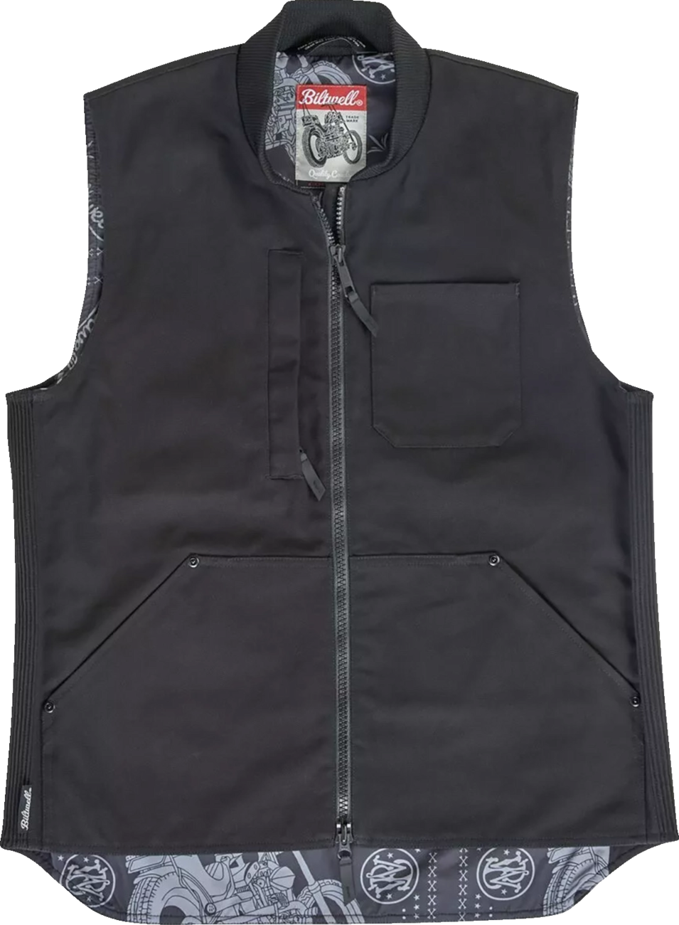 BILTWELL 4 Speed Vest - Black - Large 8150-119-004