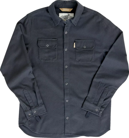 BILTWELL HI Test Flannel Shirt - Black - Medium 8128-124-003
