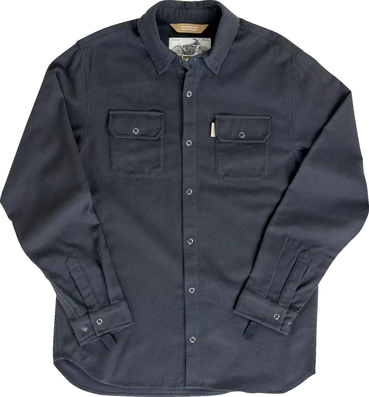 BILTWELL HI Test Flannel Shirt - Black - Large 8128-124-004