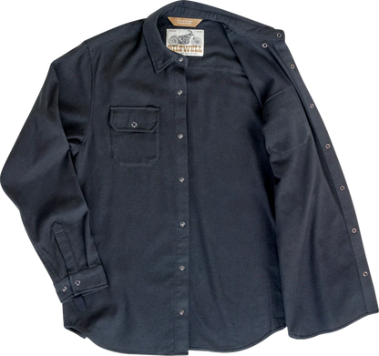 BILTWELL HI Test Flannel Shirt - Black - Medium 8128-124-003