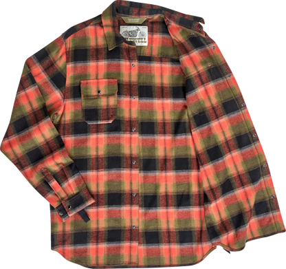 BILTWELL HI Test Flannel Shirt - Rust - Medium 8128-125-003