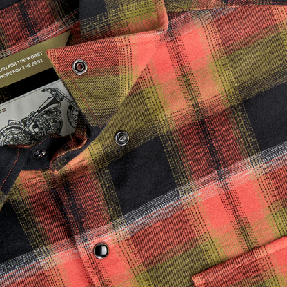 BILTWELL HI Test Flannel Shirt - Rust - Medium 8128-125-003
