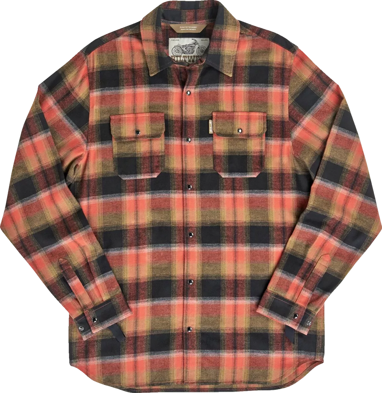 BILTWELL HI Test Flannel Shirt - Rust - 2XL 8128-125-006