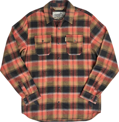 BILTWELL HI Test Flannel Shirt - Rust - 2XL 8128-125-006