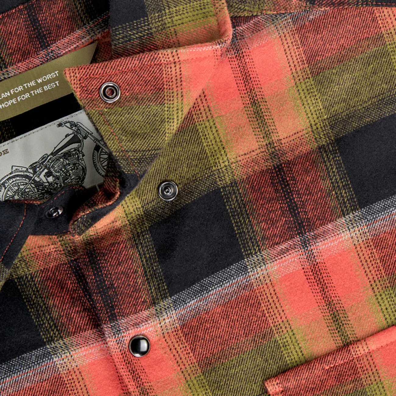 BILTWELL HI Test Flannel Shirt - Rust - 3XL 8128-125-007
