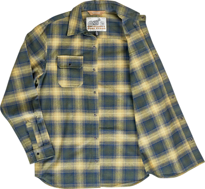 BILTWELL HI Test Flannel Shirt - Moss - 2XL 8128-126-006
