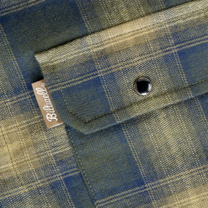 BILTWELL HI Test Flannel Shirt - Moss - 3XL 8128-126-007