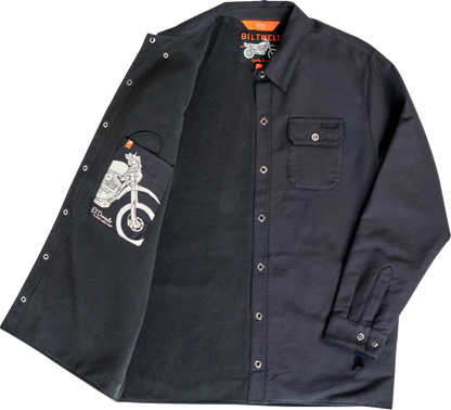 BILTWELL El Dorado Shirtjack - Black - XL 8129-121-005