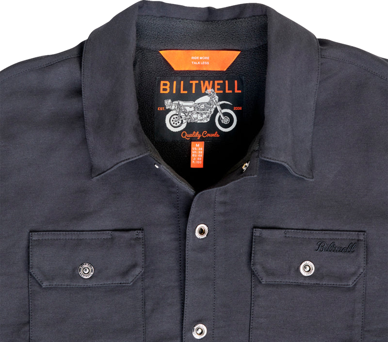 BILTWELL El Dorado Shirtjack - Black - XL 8129-121-005