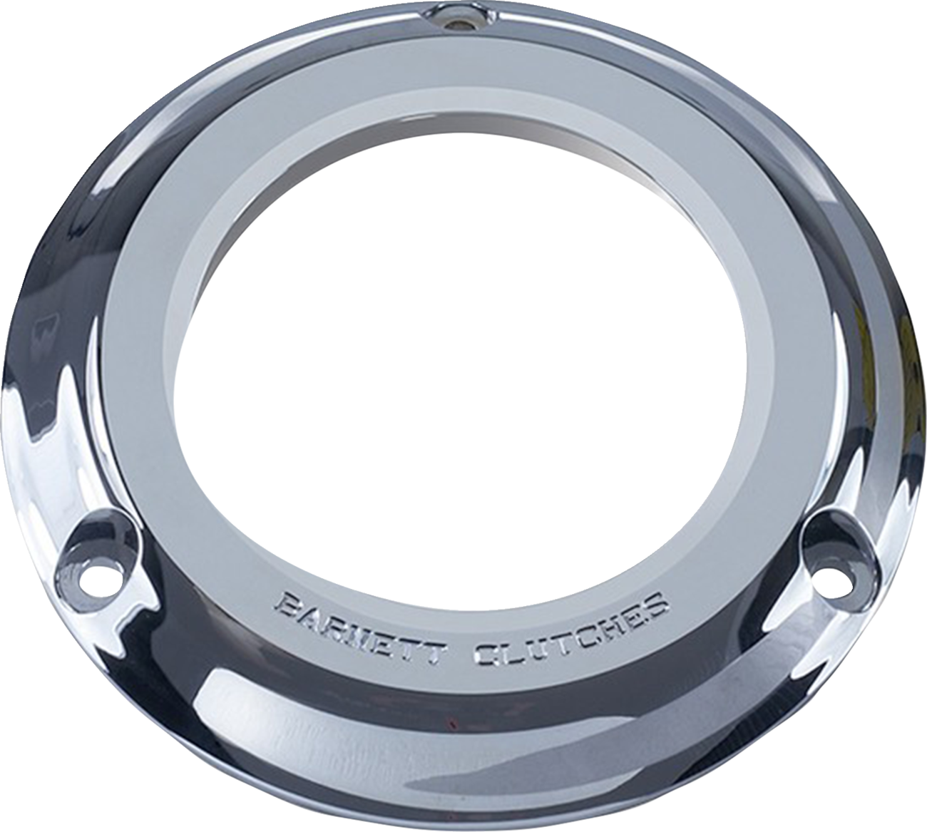 BARNETT Derby Cover - Clear Chrome - Big Twin 343-30-43090