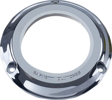 BARNETT Derby Cover - Clear Chrome - Big Twin 343-30-43090