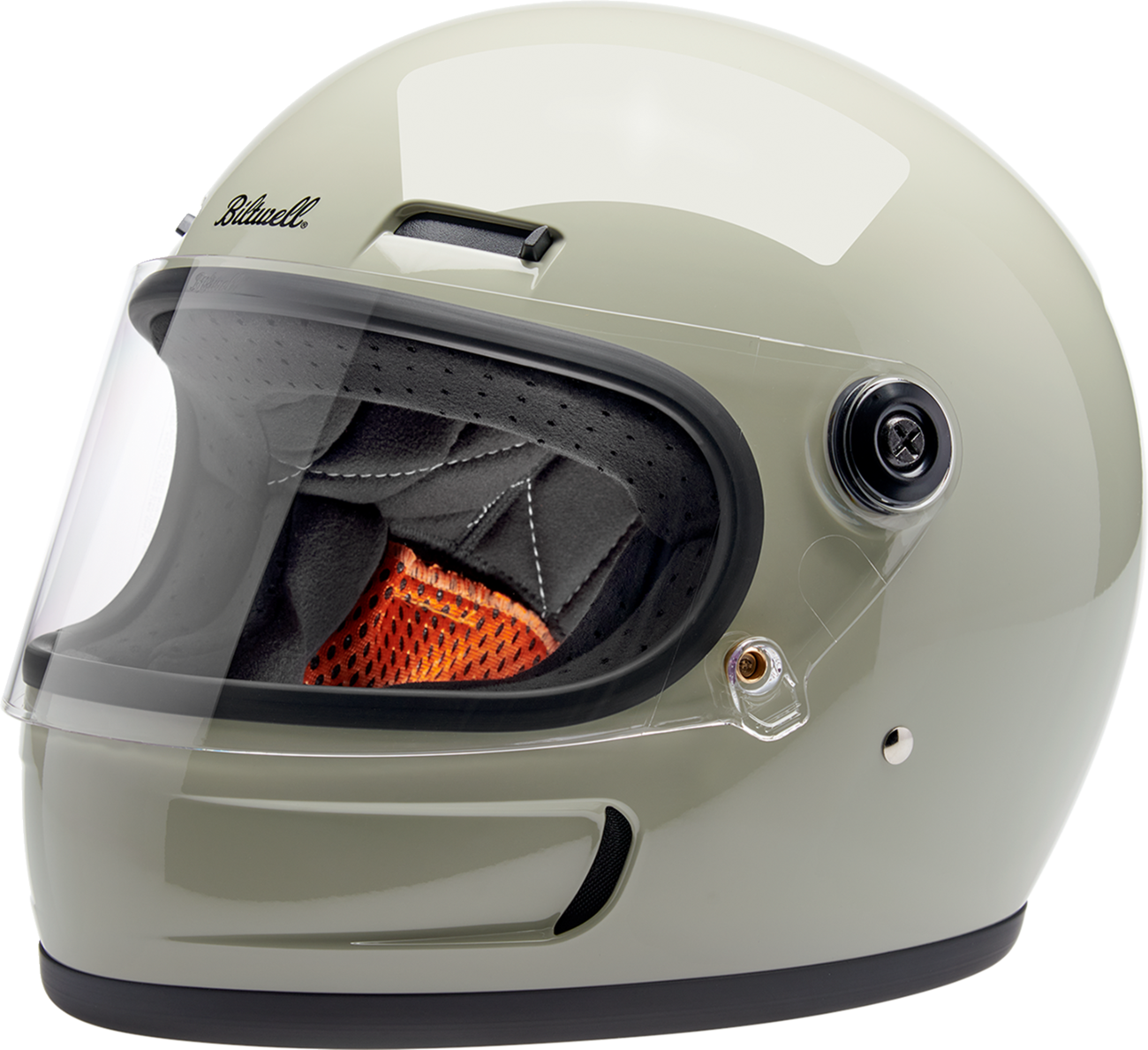 BILTWELL Gringo SV Helmet - Gloss Chalk Gray - Medium 1006-196-503