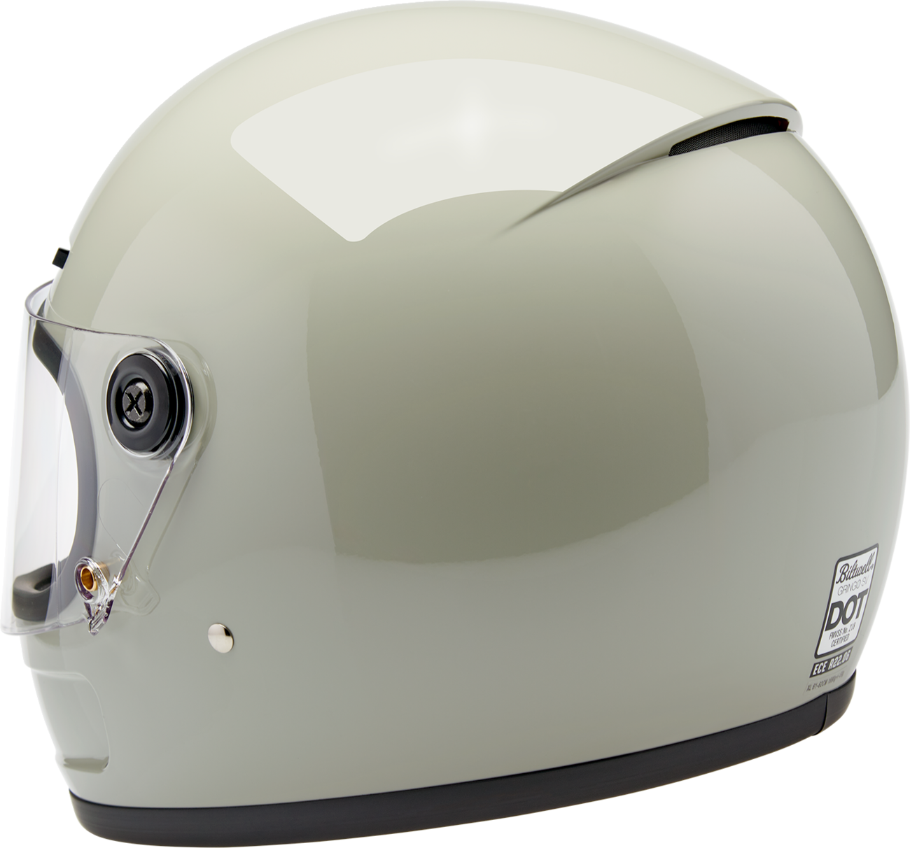 BILTWELL Gringo SV Helmet - Gloss Chalk Gray - XL 1006-196-505