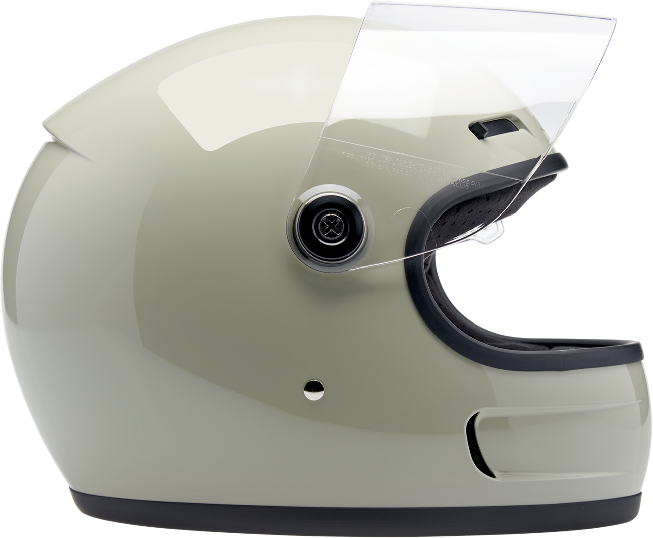 BILTWELL Gringo SV Helmet - Gloss Chalk Gray - Medium 1006-196-503