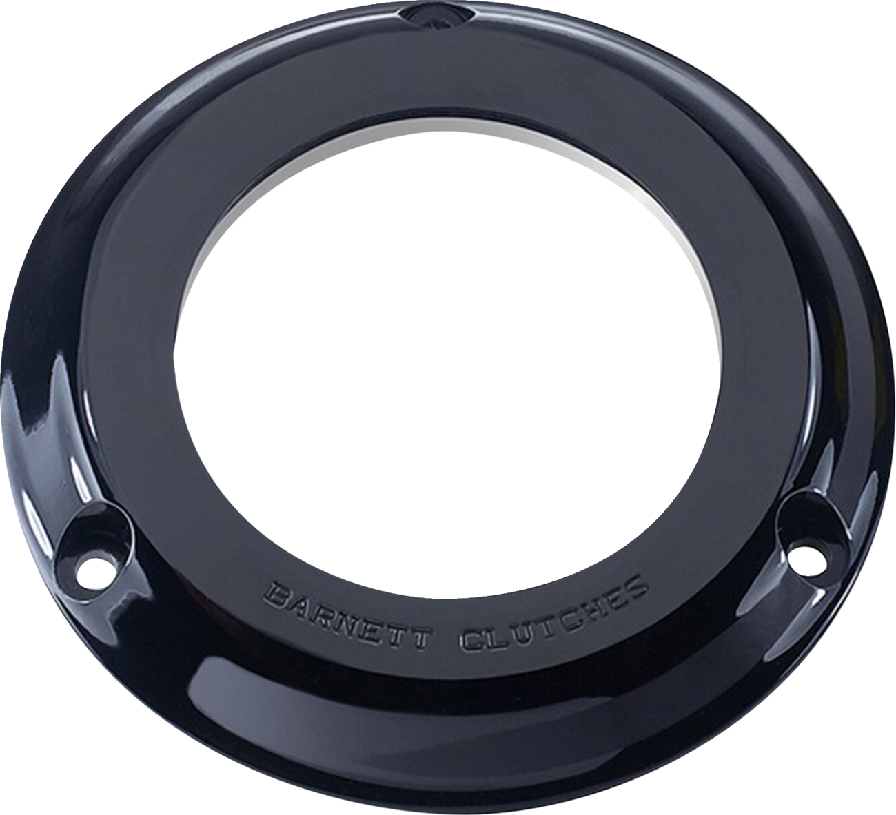 BARNETT Derby Cover - Clear Black - Big Twin 343-30-44090