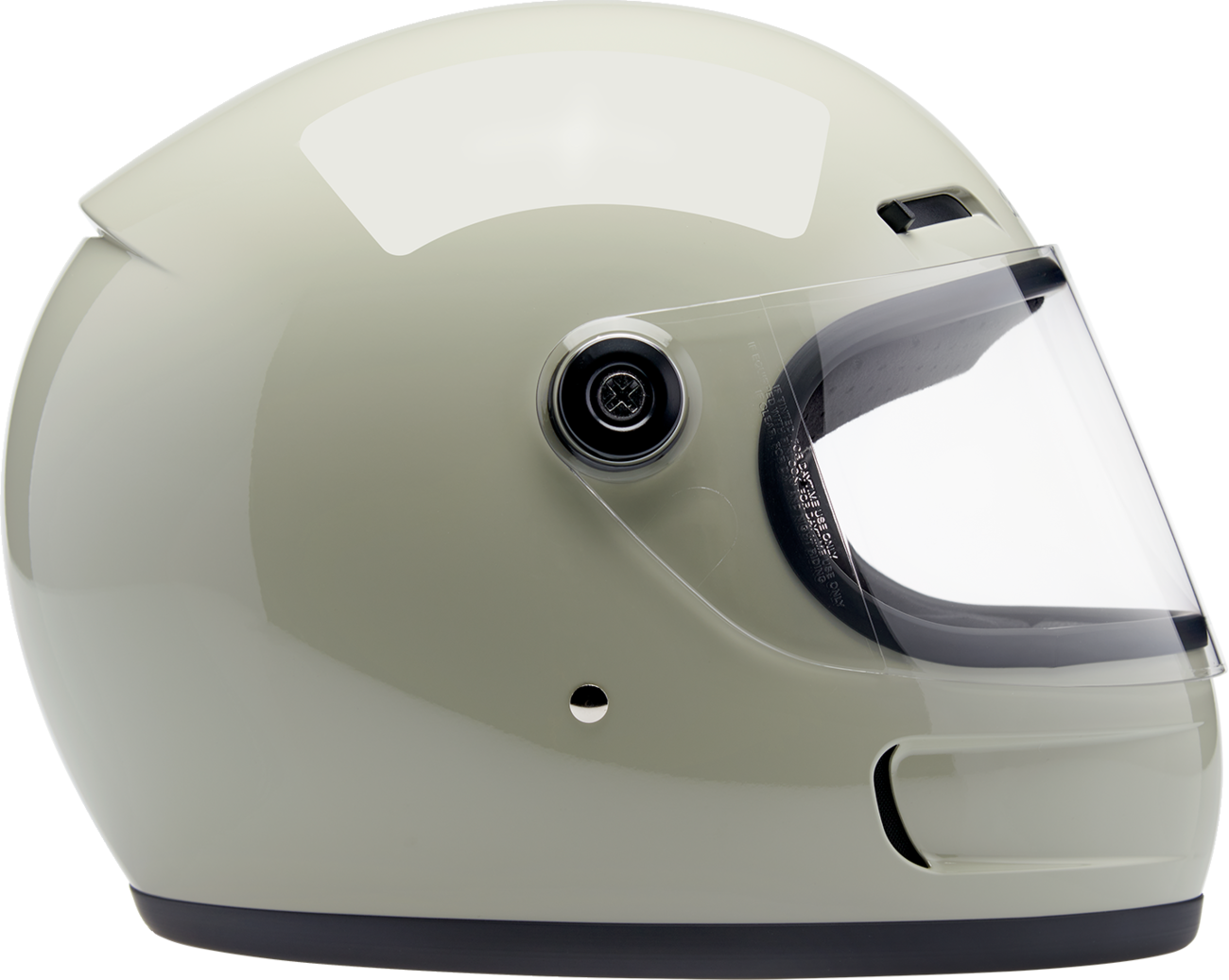 BILTWELL Gringo SV Helmet - Gloss Chalk Gray - Small 1006-196-502