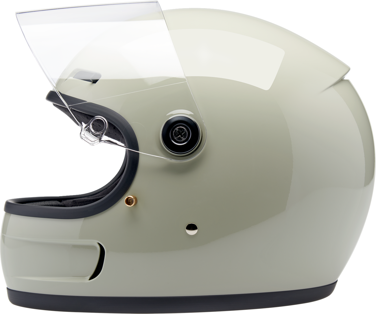 BILTWELL Gringo SV Helmet - Gloss Chalk Gray - Large 1006-196-504