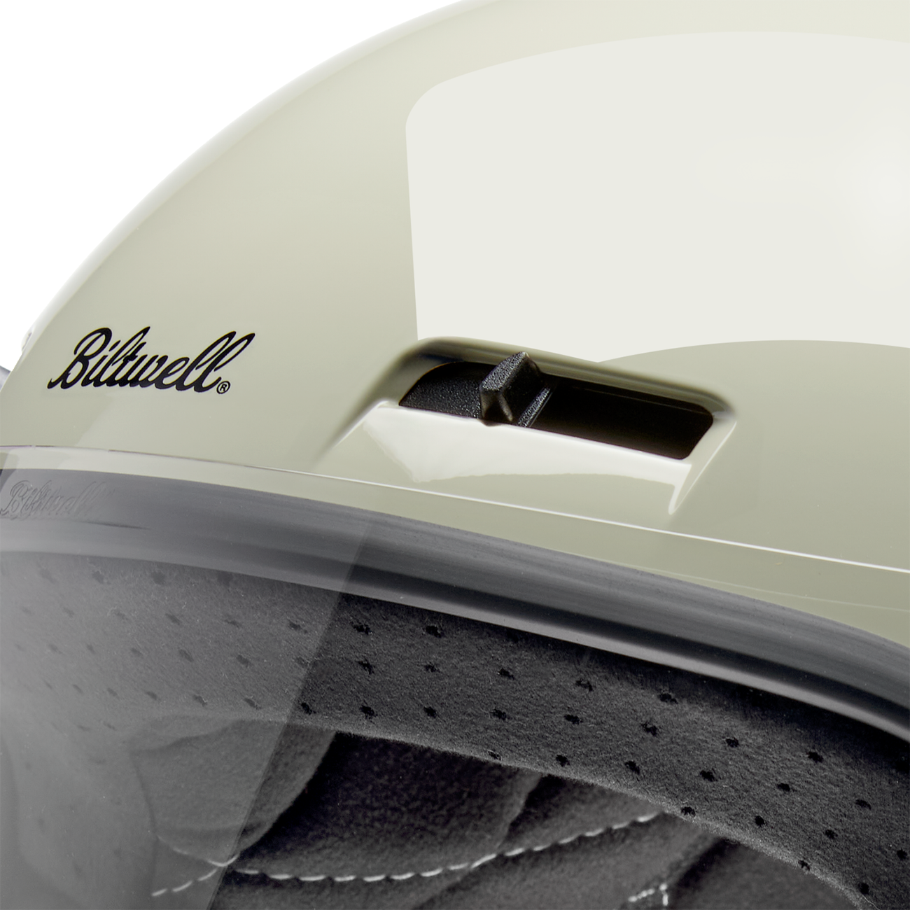 BILTWELL Gringo SV Helmet - Gloss Chalk Gray - Large 1006-196-504