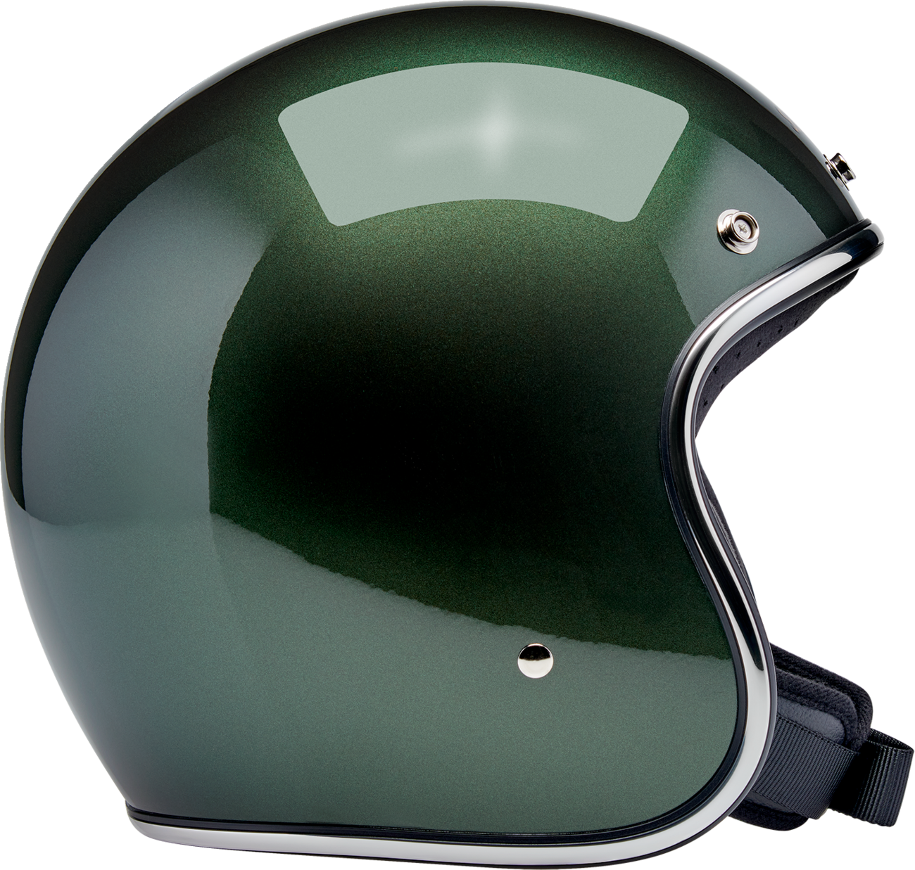 BILTWELL Bonanza Helmet - Metallic Sierra Green - XS 1001-324-201