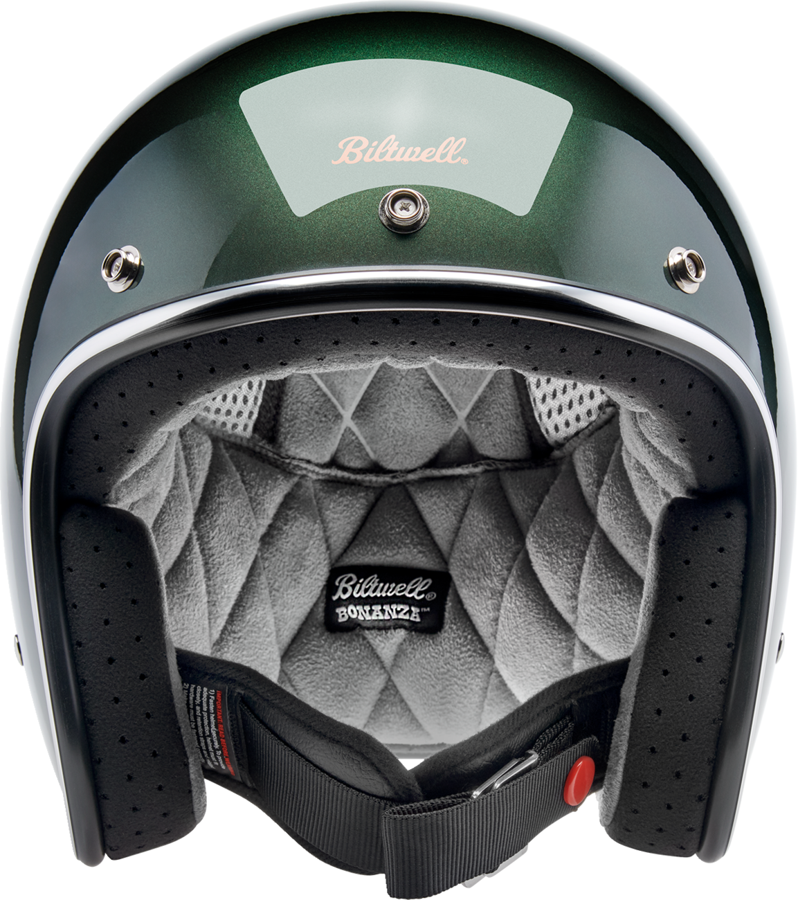 BILTWELL Bonanza Helmet - Metallic Sierra Green - Medium 1001-324-203