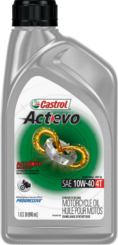 Act>Evo Synthetic Blend Oil 4t 10w40 1qt