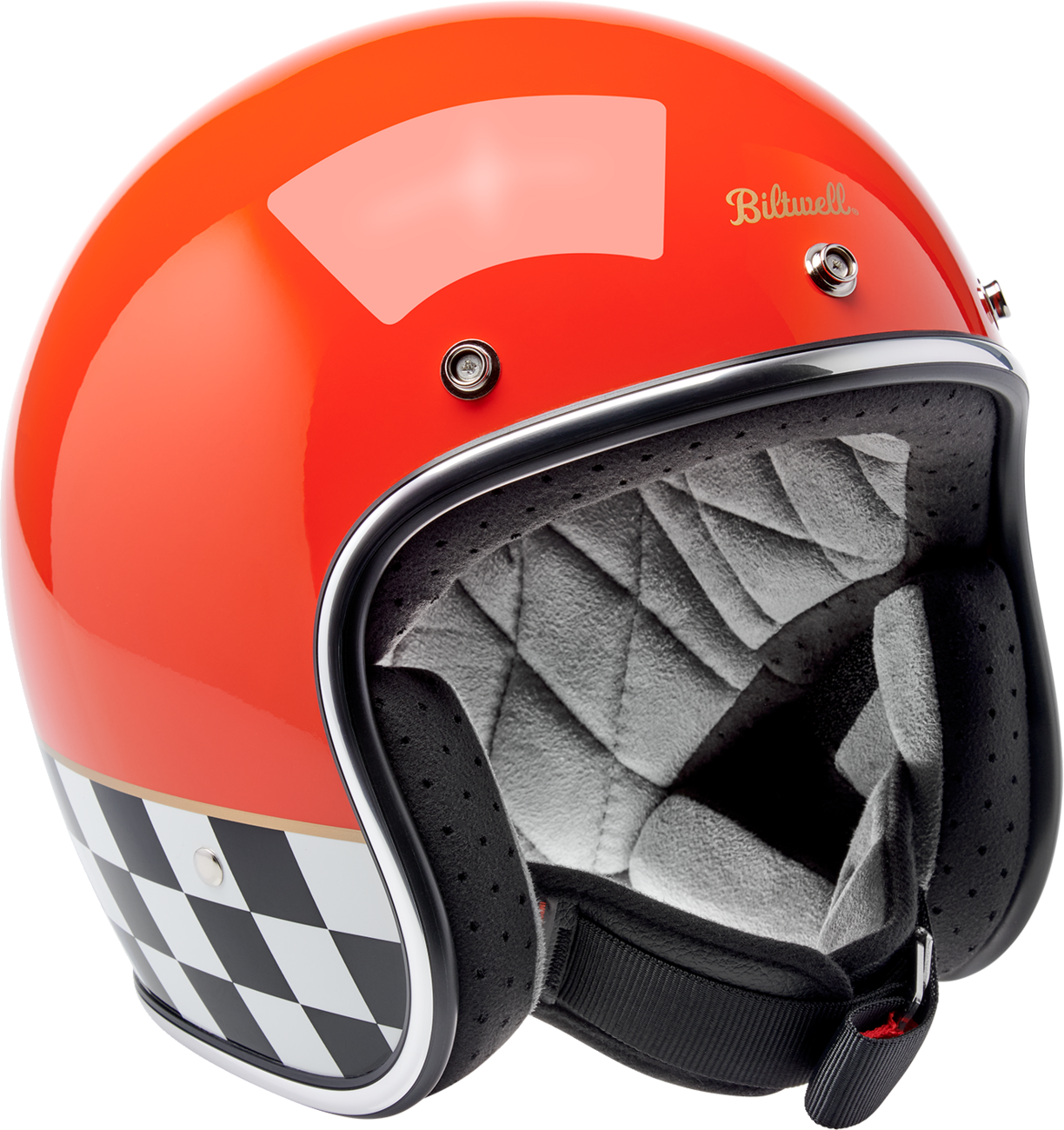 BILTWELL Bonanza Helmet - Competition - Orange - Medium 1001-590-203