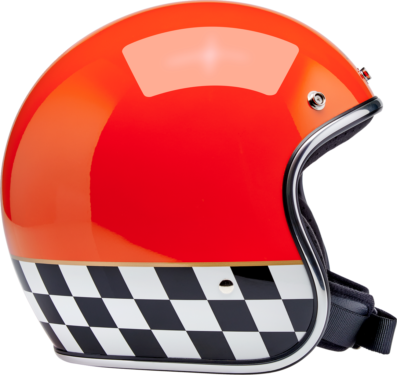 BILTWELL Bonanza Helmet - Competition - Orange - Large 1001-590-204