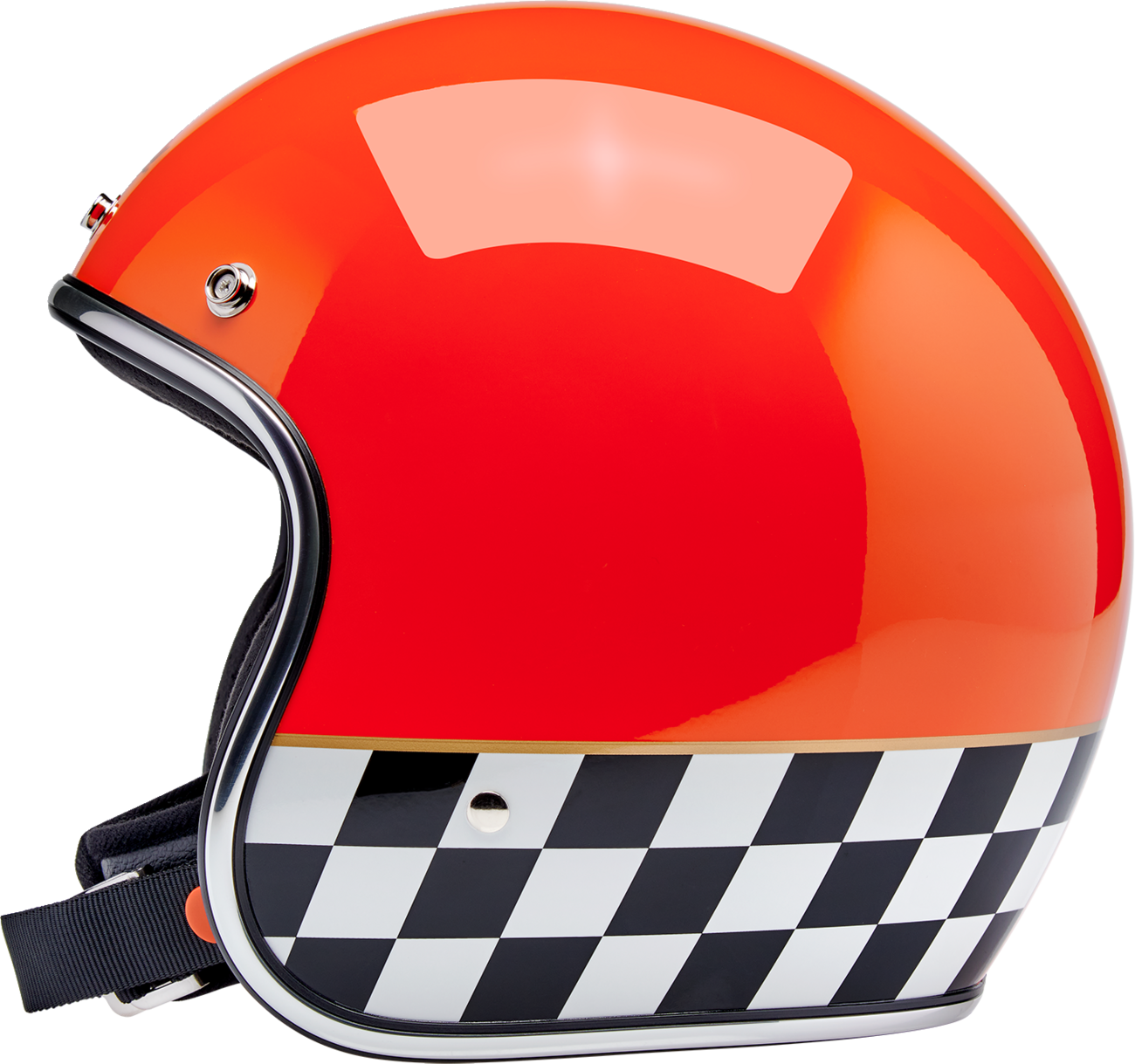 BILTWELL Bonanza Helmet - Competition - Orange - Small 1001-590-202