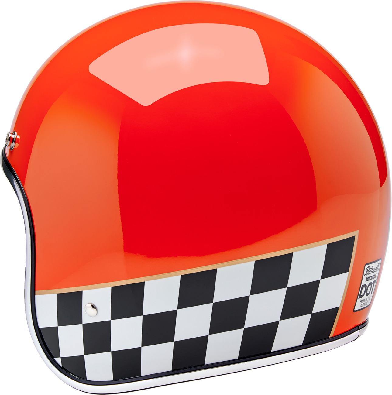 BILTWELL Bonanza Helmet - Competition - Orange - Large 1001-590-204