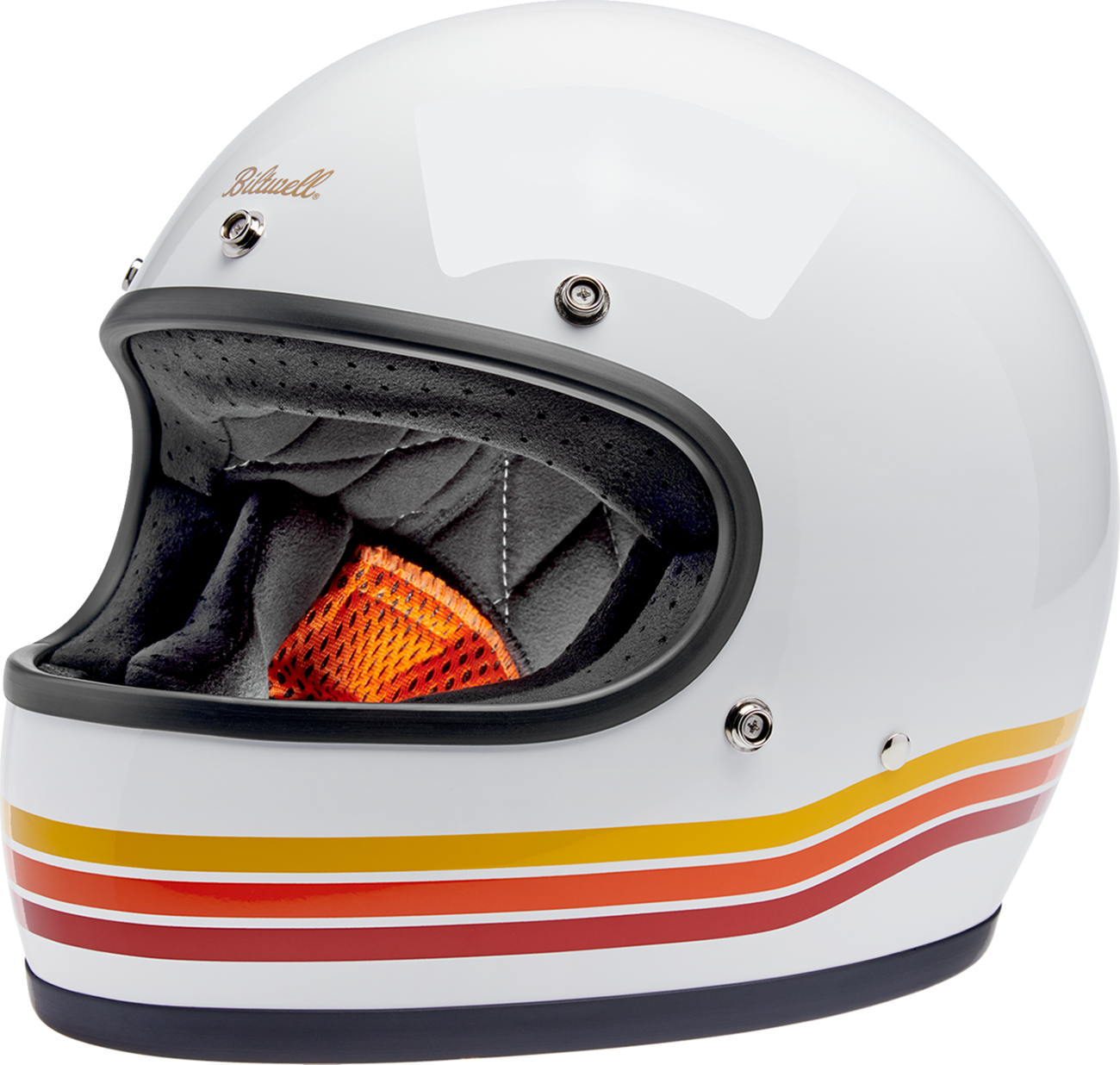 BILTWELL Gringo Helmet - Sunset Spectrum - XS 1002-591-501