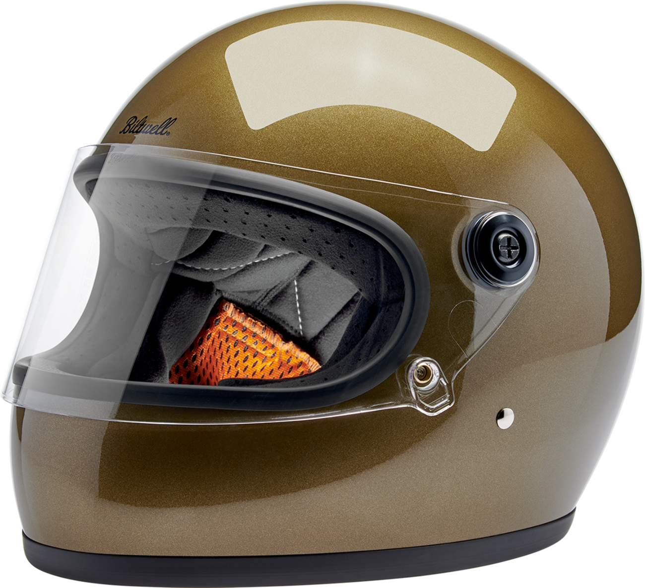 BILTWELL Gringo S Helmet - Metallic Ugly Gold - Small 1003-363-502