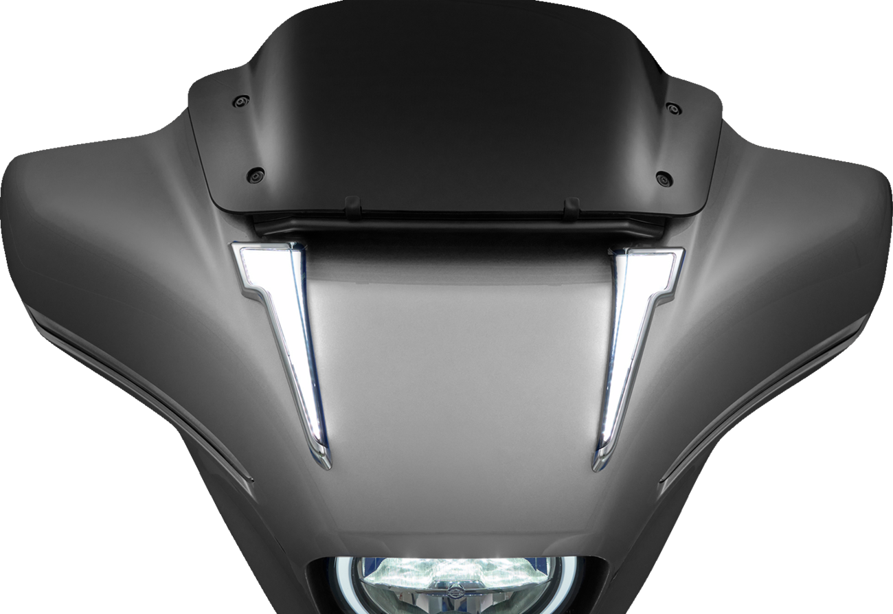 CIRO Quill™ Fairing Light - w/Turn Signal - Chrome - FLHX 12200