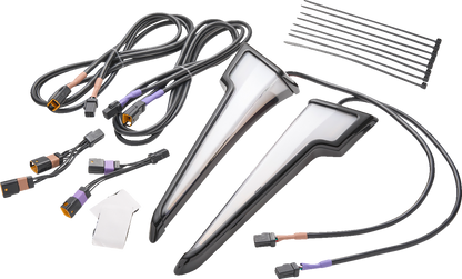 CIRO Quill™ Fairing Light - w/Turn Signal - Black - FLHX 12201