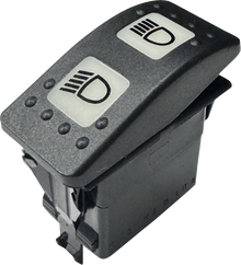 CUSTOM DYNAMICS Non-Interrupting 3-Position Lighted Rocker Switch - Shark Demon® 2 CD-OR-SWITCH