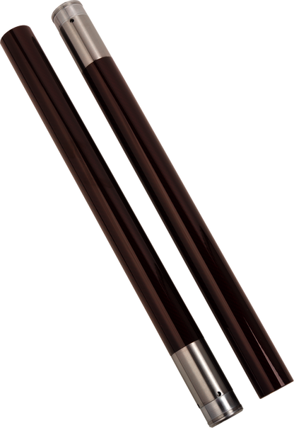 CUSTOM CYCLE ENGINEERING Fork Tubes - 49 mm - 23.75" - Deep Red 716100