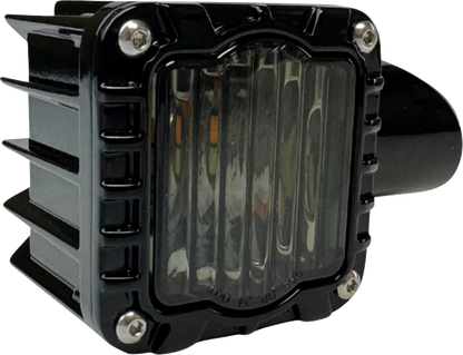 CUSTOM DYNAMICS Turn Signal - Shark Demon™ - LED - Front - Smoke Lens SD-RG-FT-AW