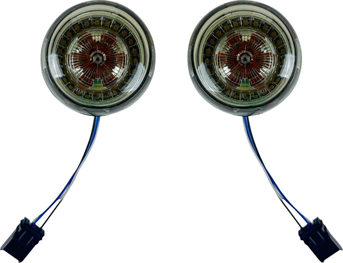 CUSTOM DYNAMICS ProBeam® Front Turn Signal Inserts - LED - Smoke Lens PB-AW-25JAE-S