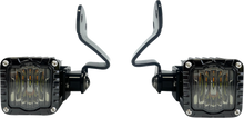 CUSTOM DYNAMICS Front Turn Signals - Shark Demon® - LED - Amber/White - Smoke SD-23RG-FT-AW 