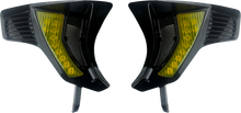 CUSTOM DYNAMICS Shark Demon® Turn Signal Vents - Yellow Lens SD-RG23-VTS-AB