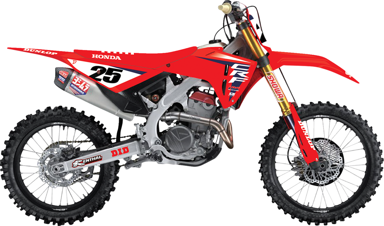 D'COR VISUALS Graphic Kit - '25 HRC Honda - CRF110F 20-10-115