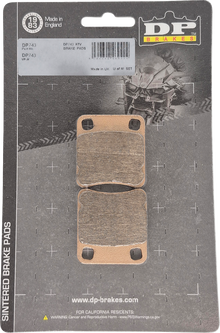 DP BRAKES Sintered Brake Pads - Polaris Outlaw 70 - Front/Rear DP743