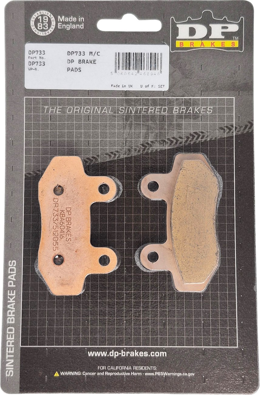 DP BRAKES Sintered Brake Pads - Surron DP733