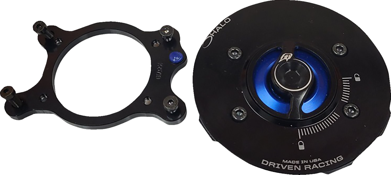 DRIVEN RACING Fuel Cap Base - Black - Yamaha DHFCB-YA02