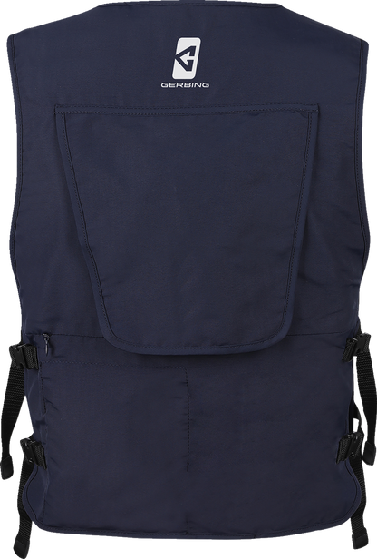GERBING HEATED CLOTHING 5V Touch Button Circulatory Cooling Vest - Blue GER-CV-5V-N-OS