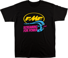 FMF Youth Screaming T-Shirt - Black - Large 12215