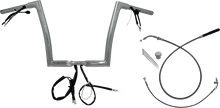 FAT BAGGERS INC. 1-1/4" EZ Install Flat Top Handlebar - 12" - Chrome 749912